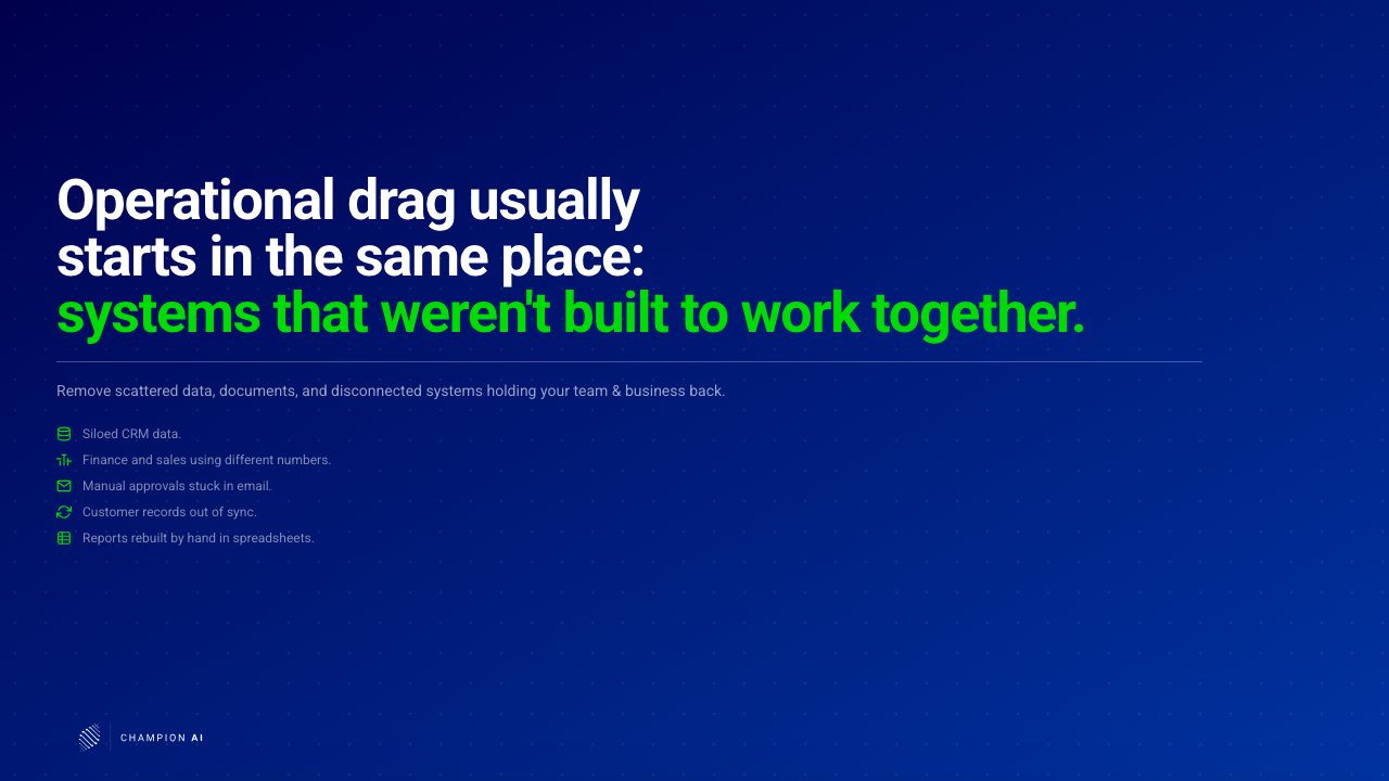 Solutions Sales Deck cover slide
