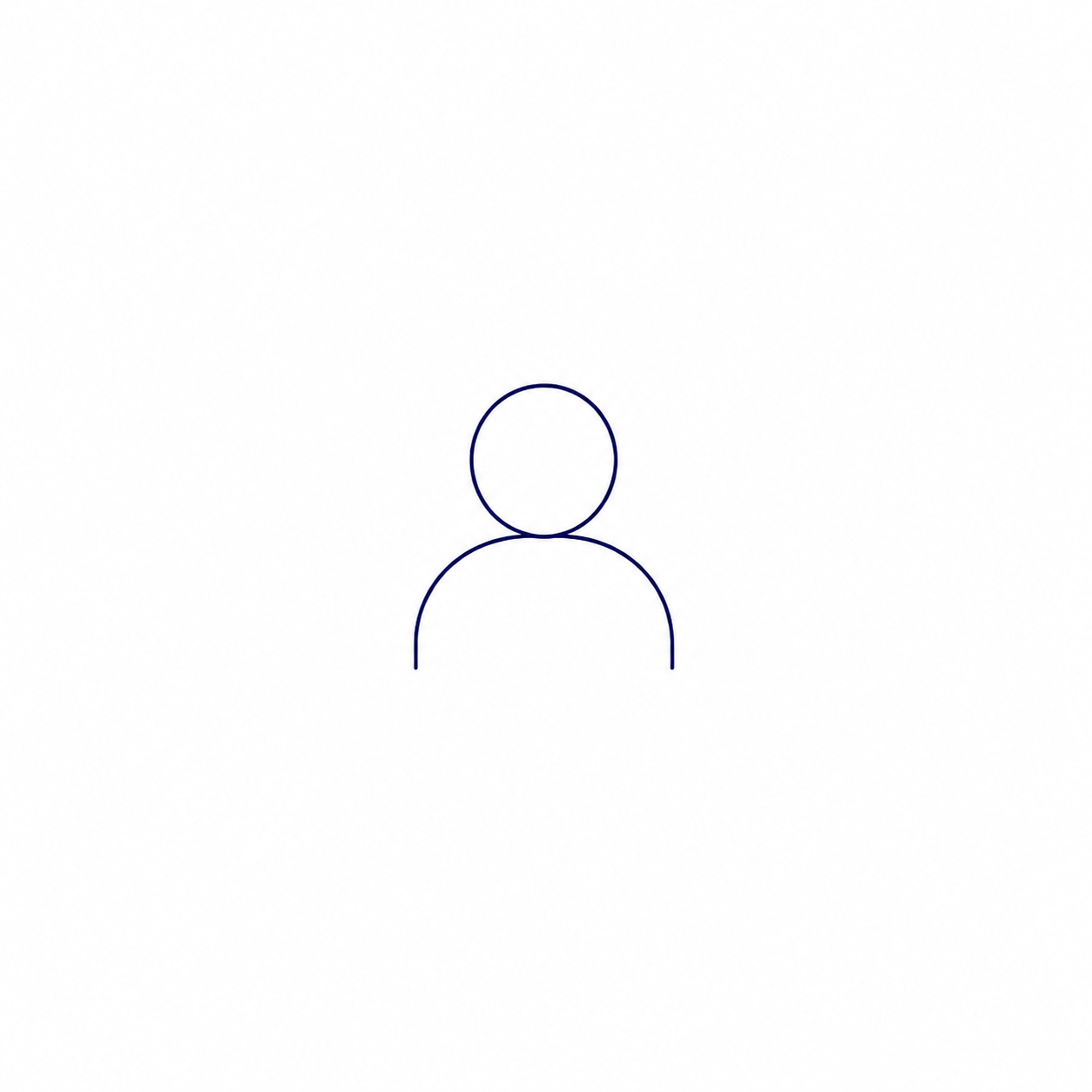 A single designated AI Champion silhouette